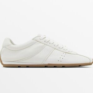 ZARA SOFT TRAINERS WITH FLAP DETAIL 8 NWT